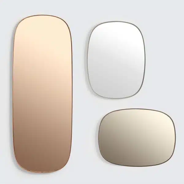 Muuto - Framed Mirror - Large Dark Green 5 Framed Mirror Rose - muuto