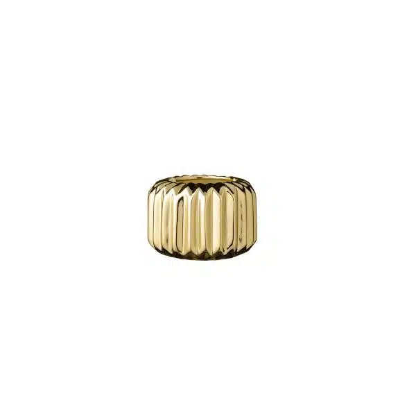 Bloomingville - Vaso dourado - Fluted 2 1 Bloomingville - Vaso dourado - Fluted 1 (2)