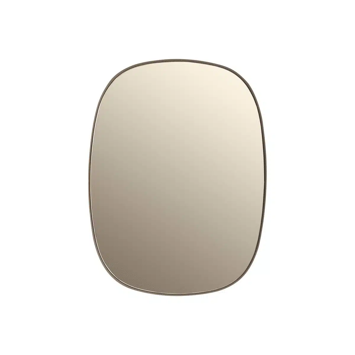 Muuto - Espelho Framed - Small Taupe 1 Framed Mirror - Muuto