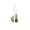 Ornamento em latão Twin Half Moon Brass - Ferm Living