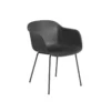 Muuto Fiber Armchair Tube Base Black