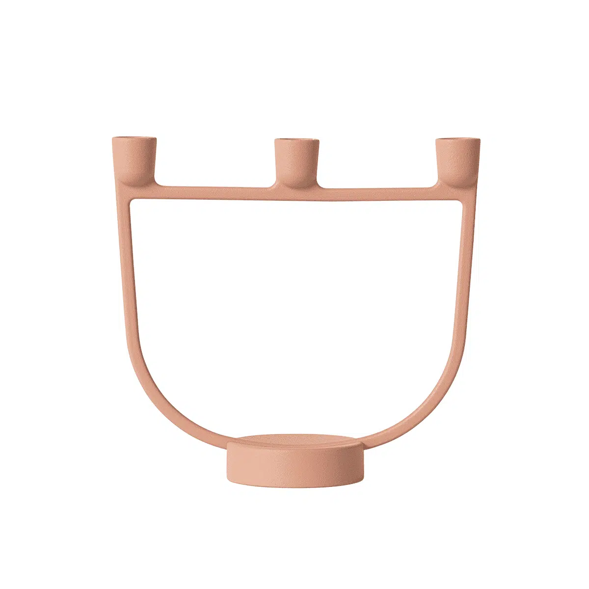 Open Candelabra - Light Terracota 1 Open Candelabra - Muuto