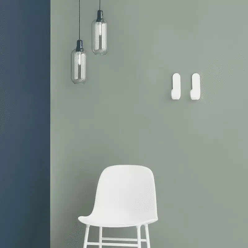 Normann - Cabide Curve - Branco 2 Cabide Curve Hook - Normann Copenhagen