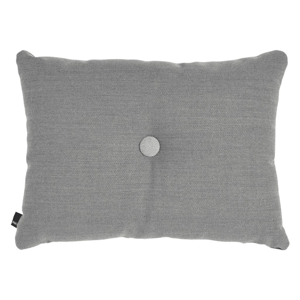 Dot Cushion Hay Dark Grey