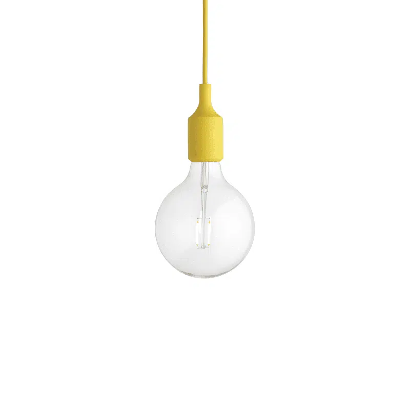 Candeeiro de suspensão E27 - Amarelo - Muuto 1 Candeeiro de suspensão E27 - Amarelo - Muuto