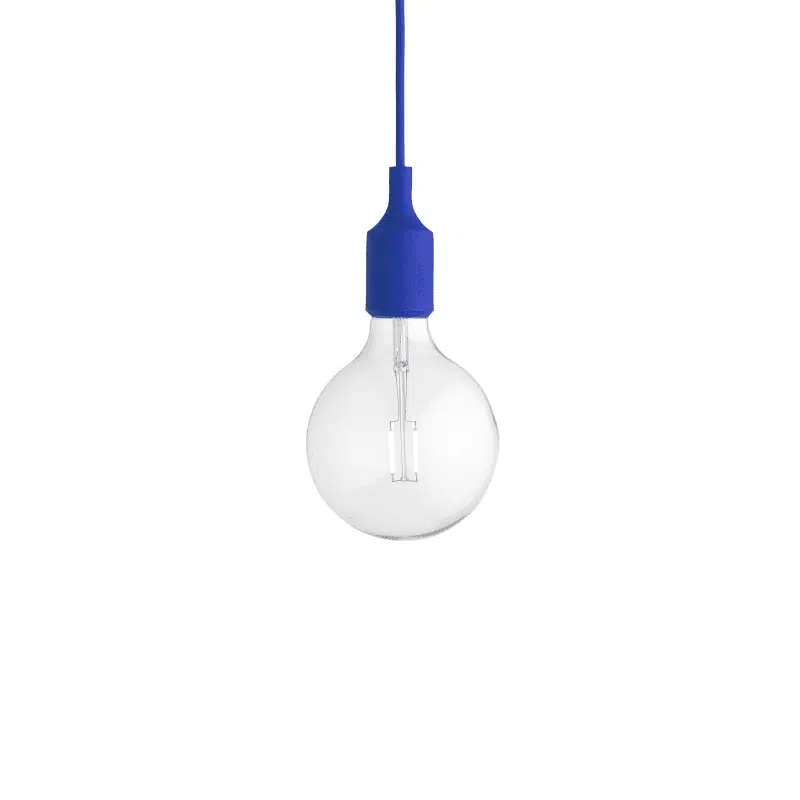 Candeeiro de suspensão E27 - Azul - Muuto 1 Candeeiro de suspensão E27 - Azul - Muuto