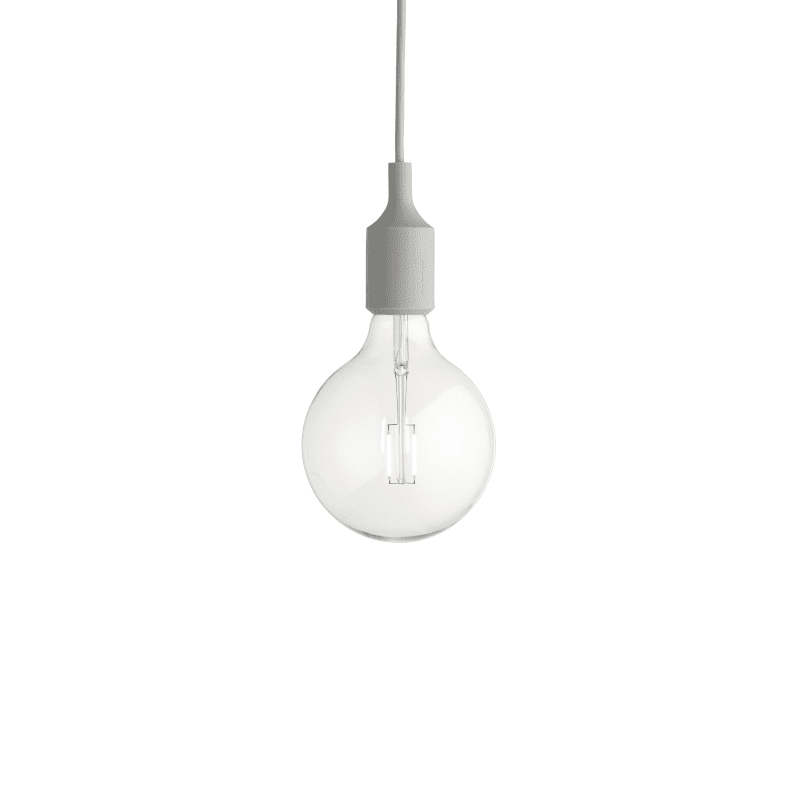 Suspension lamp E27 Muuto Light Grey