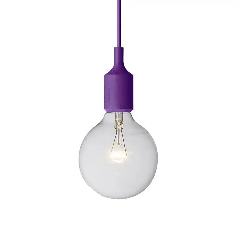 Candeeiro de suspensão E27 Roxo - Muuto 1 Candeeiro de suspensão E27 - Roxo - Muuto