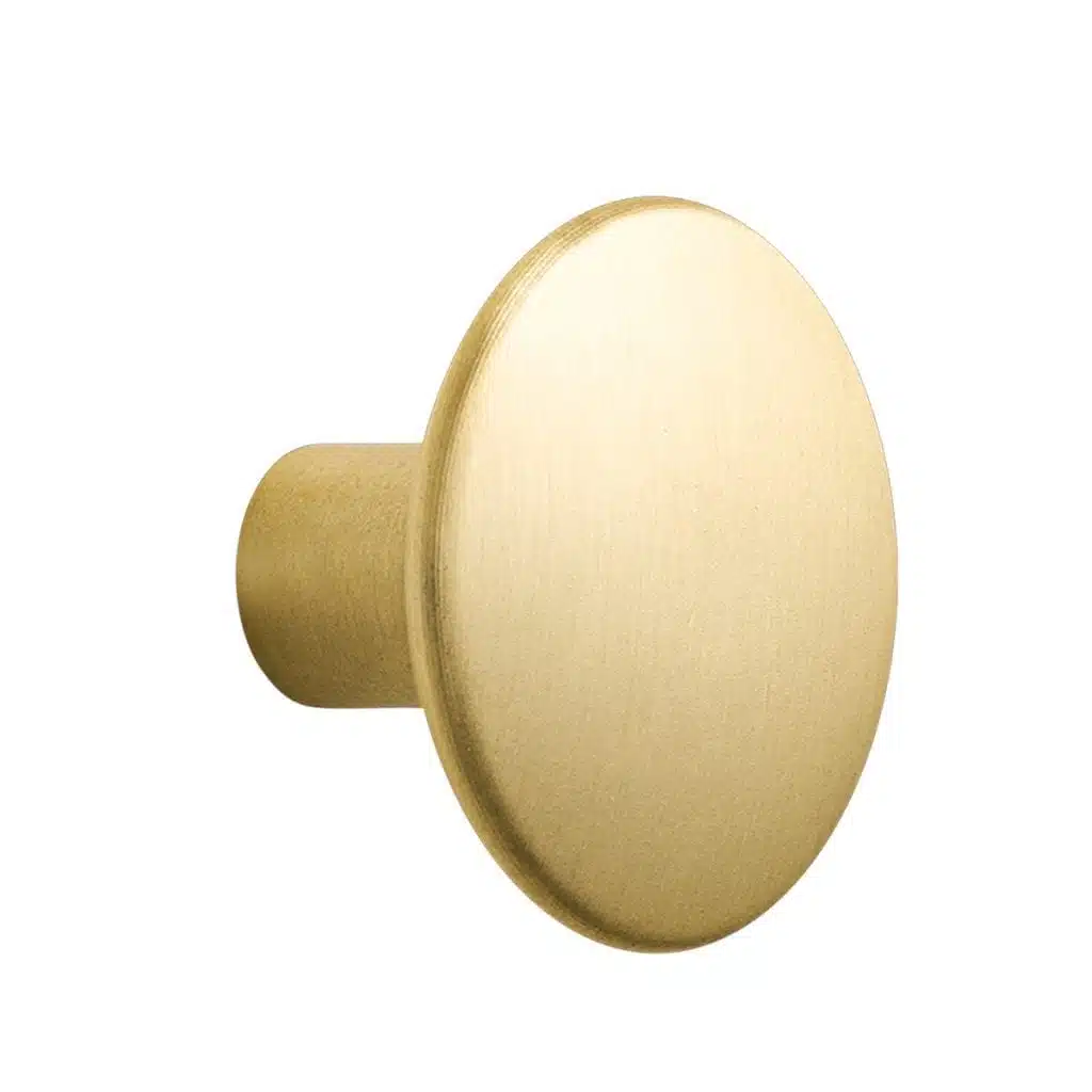 Cabide The Dots Metal grande – Brass – Muuto 1 Cabide em metal The Dots grande – Brass – Muuto