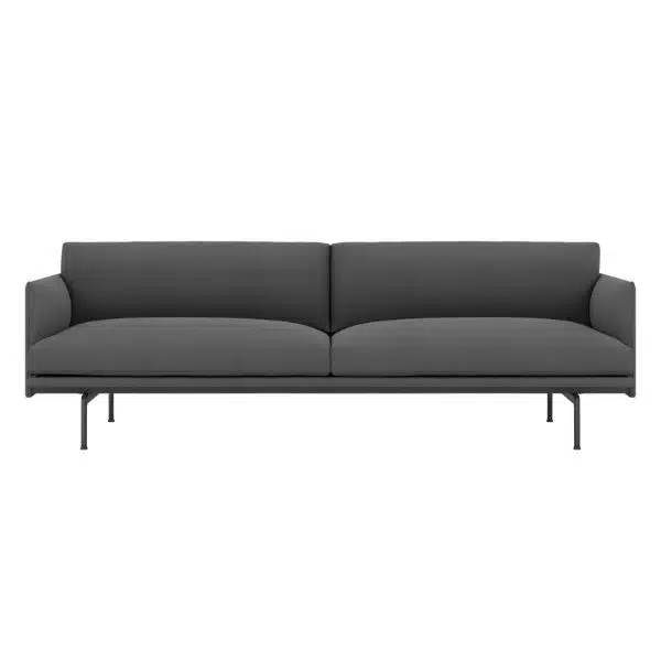 Muuto - Sofá - Outline Remix Black 1 MUUTO OUTLINE SOFA