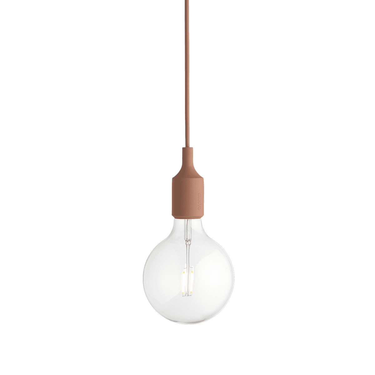 Hanging lamp E27 - Terracotta - Muuto