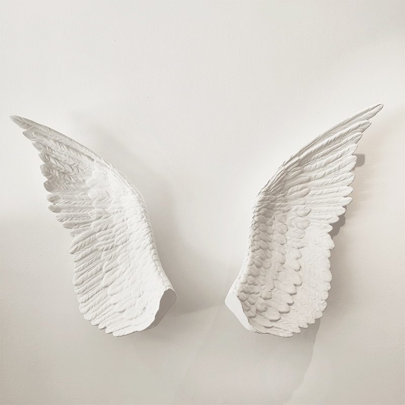 Decorative white wings Wings Seletti