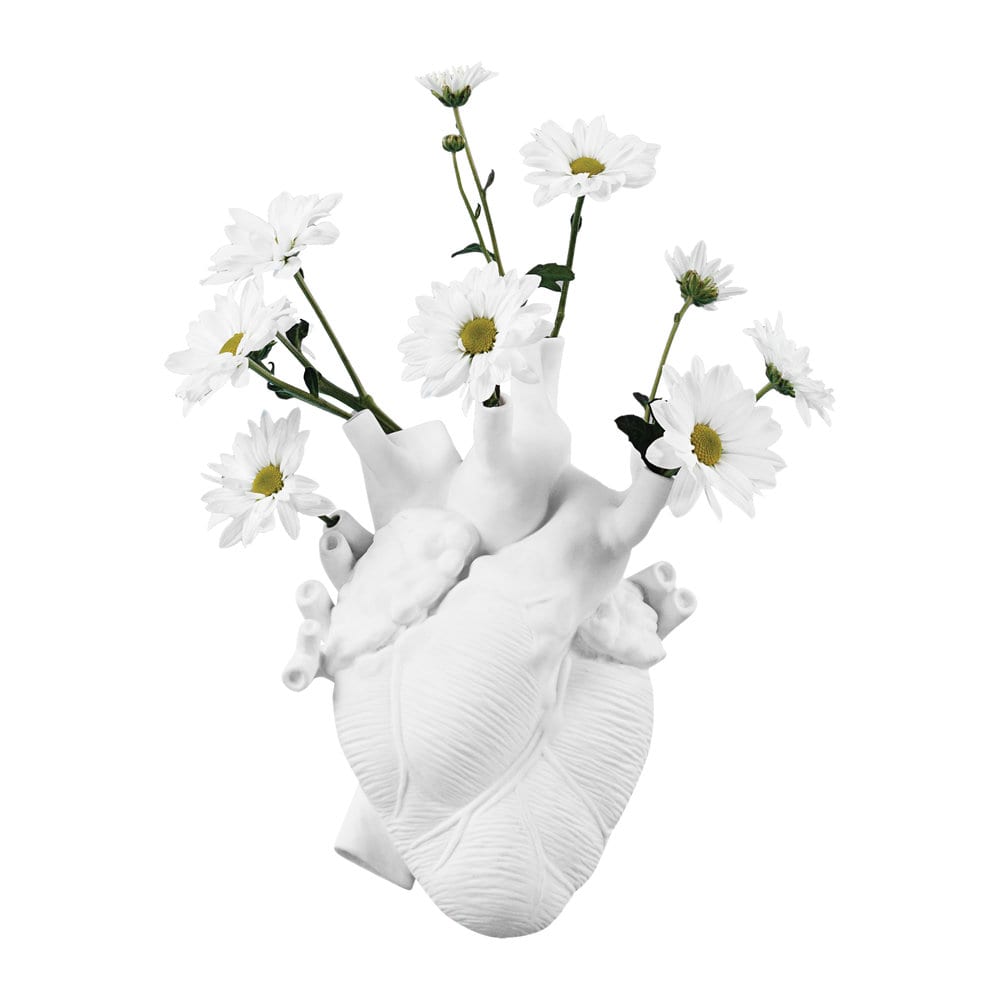 Decorative vase White LOVE IN BLOOM Seletti