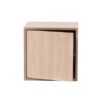 Muuto - Stacked Storage System - Module Medium with door oak