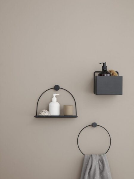 Wall Box Square Black Ferm Living