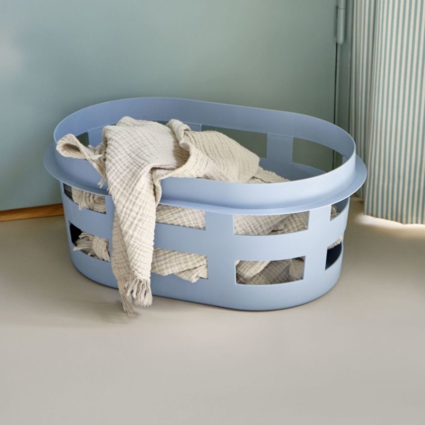 Hay Laundry Basket Soft Blue