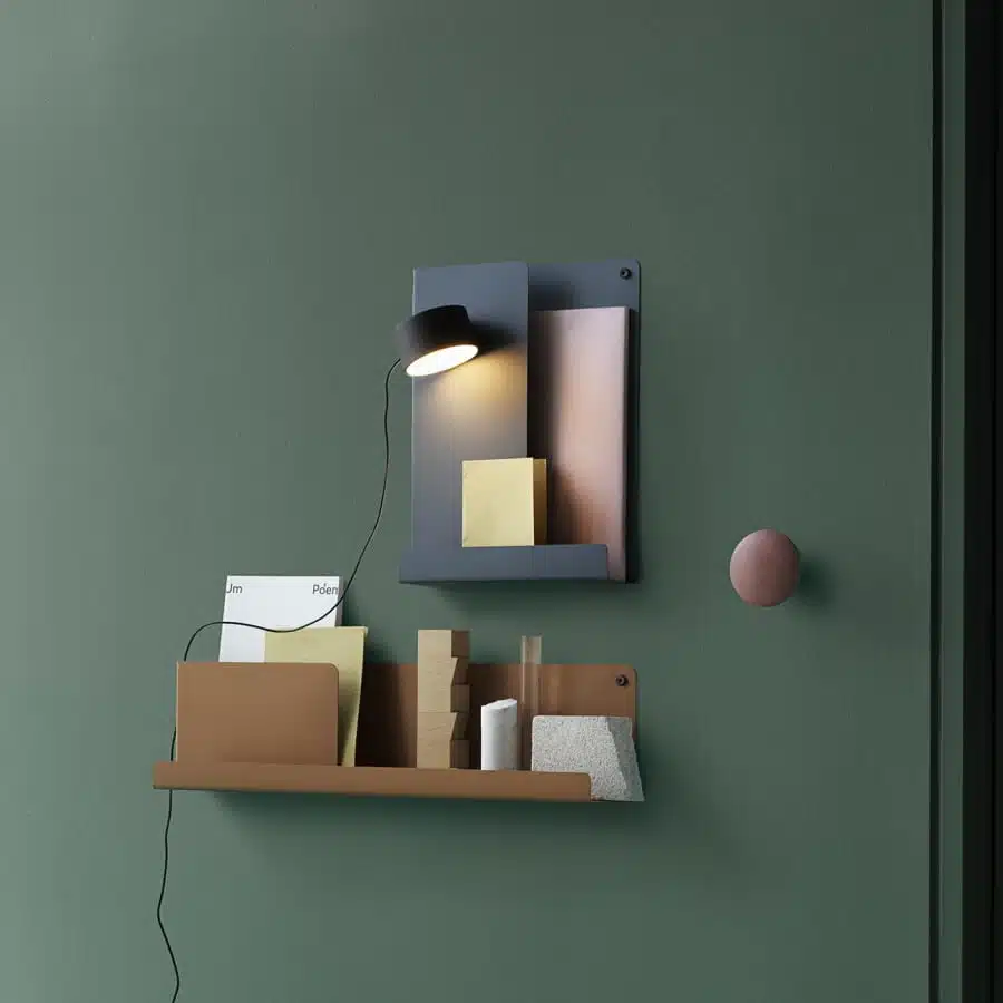 Muuto - Folded Shelves - Small Cinza 2 Prateleira Folded Shelves Muuto