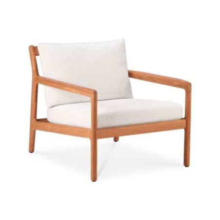 Poltrona Exterior Teak Jack - Branco