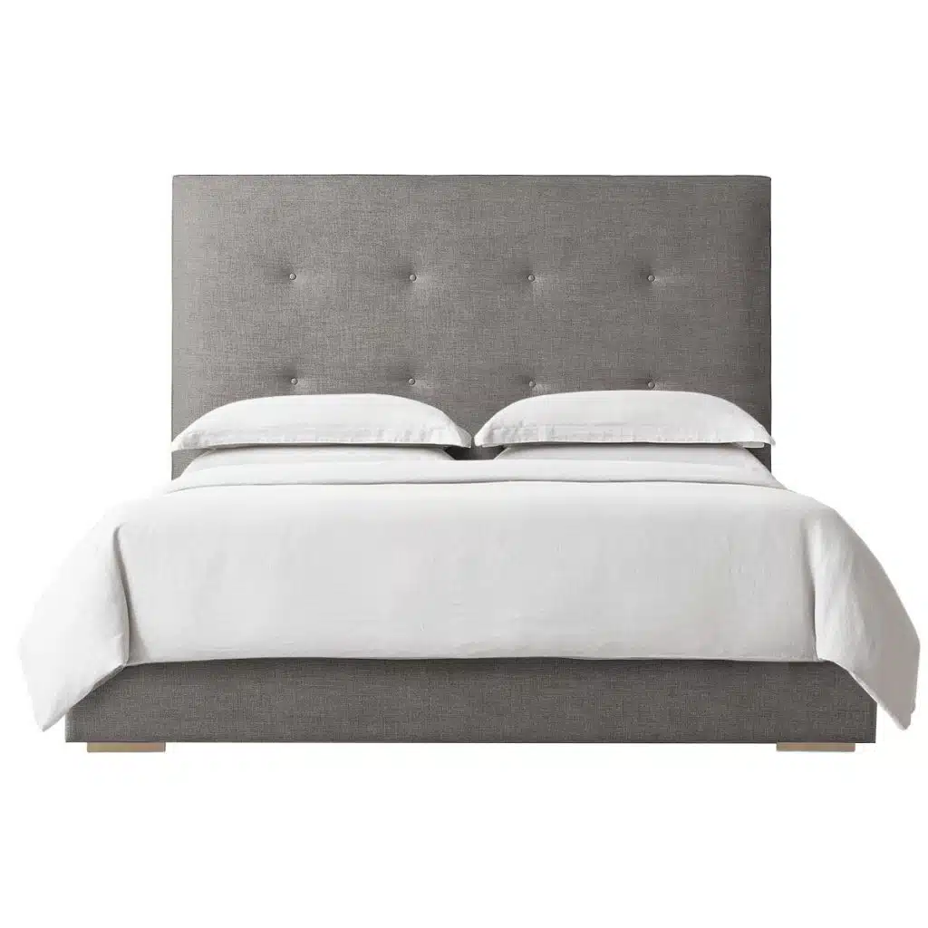 Cama Estofada - Cabeceira com pregas 1 cama estofada cabeceira pregas