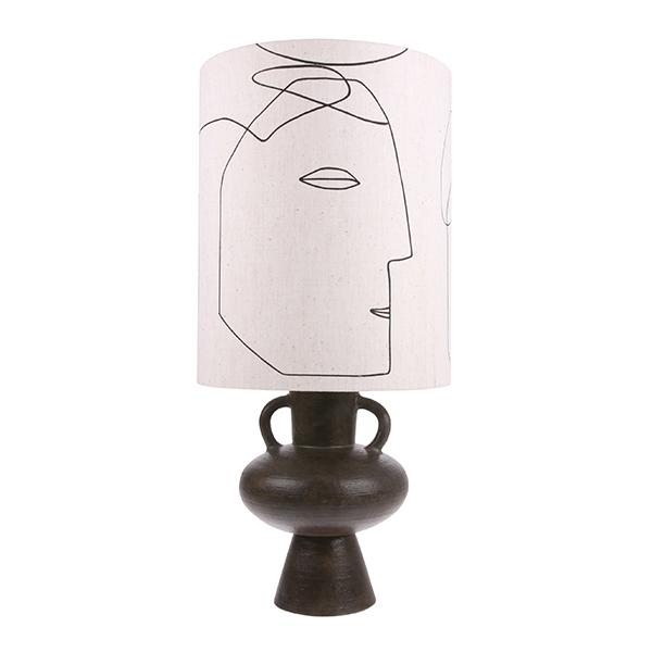 Printed Faces HK Living Table Lamp