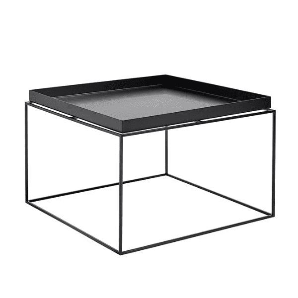 TRAY TABLE COFFEE SIDE TABLE BLACK