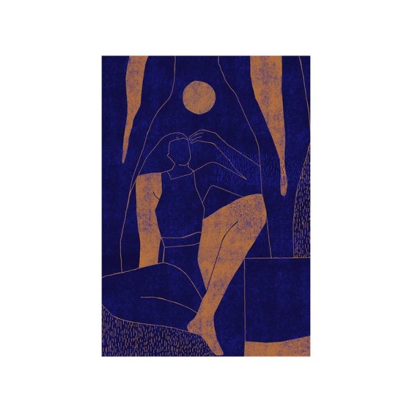 Quadro decorativo - Mujer y Calor 01 - 50x70