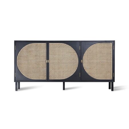 HK Living - Aparador - Webbing Dressoir Black