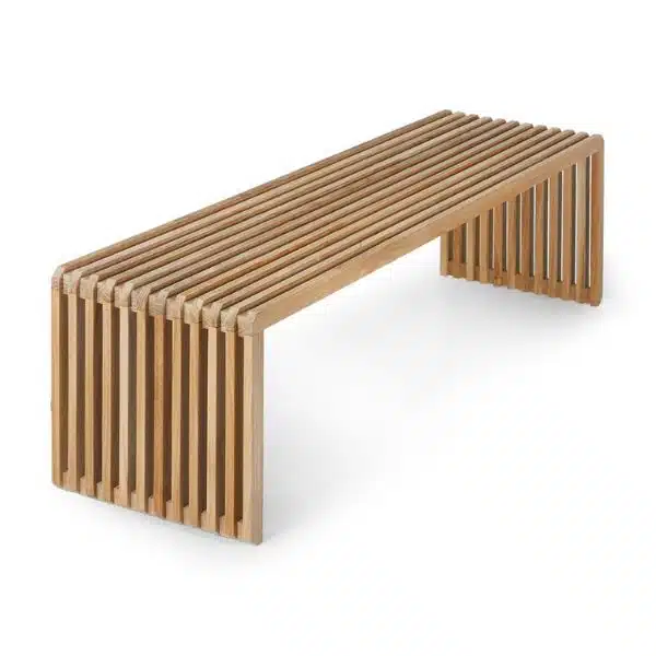 HKLIVING - Banco Ripado 1 SLATTED BENCH TEAK L