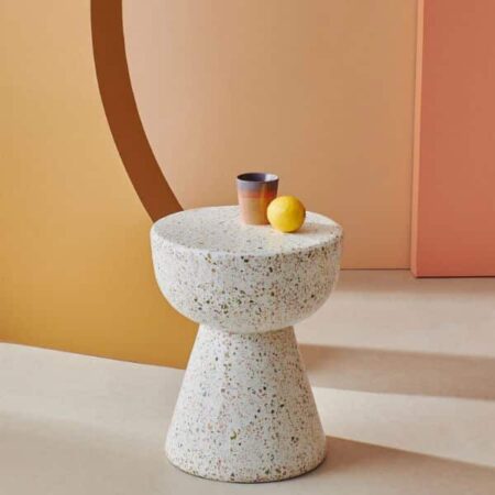 TERRAZZO SIDE TABLE HK