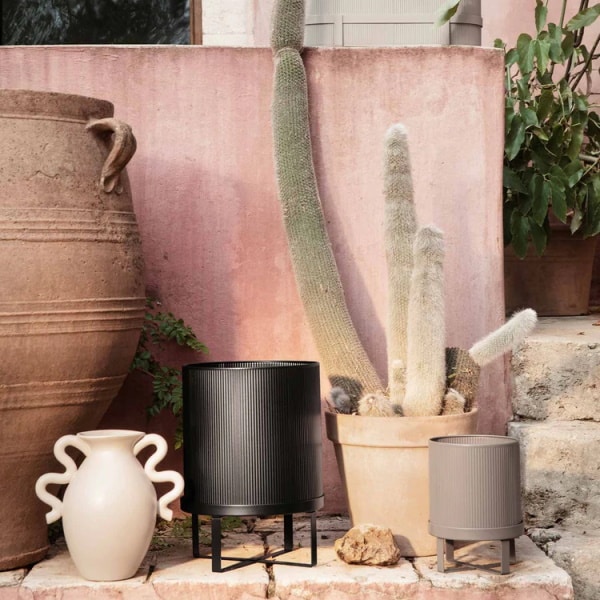 Vase Bau pot - Large - Black