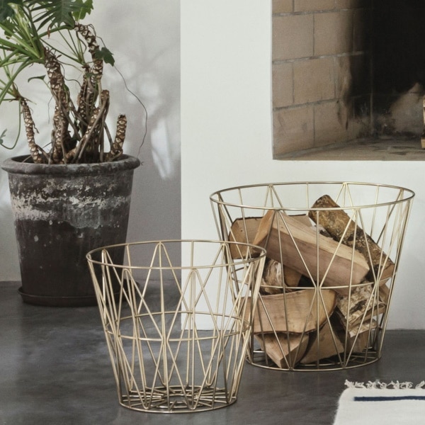 Wire Basket Top - Light Grey - Ferm Living
