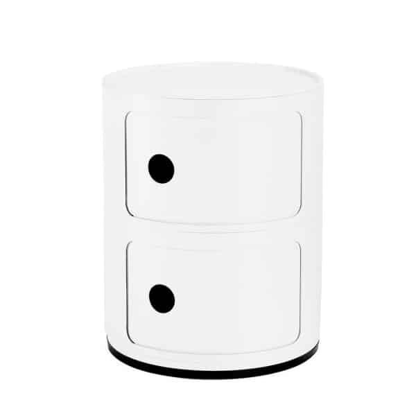 Kartell Componibili 2 branco mate recycled