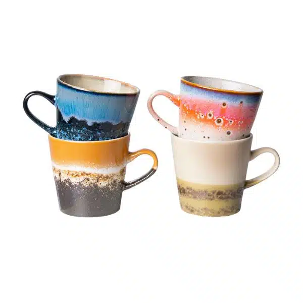 HK Living - 70s Ceramics - Americano Mugs Pegasus 1 70S CERAMICS AMERICANO MUGS, PEGASUS