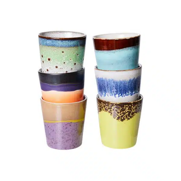 HK Living - Chávenas - 70s Ceramics Coffee Mugs Pluto 1 70S CERAMICS COFFEE MUGS, PLUTO