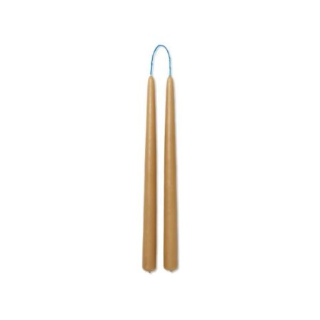 Ferm Living - 2 Velas - Dipped Straw