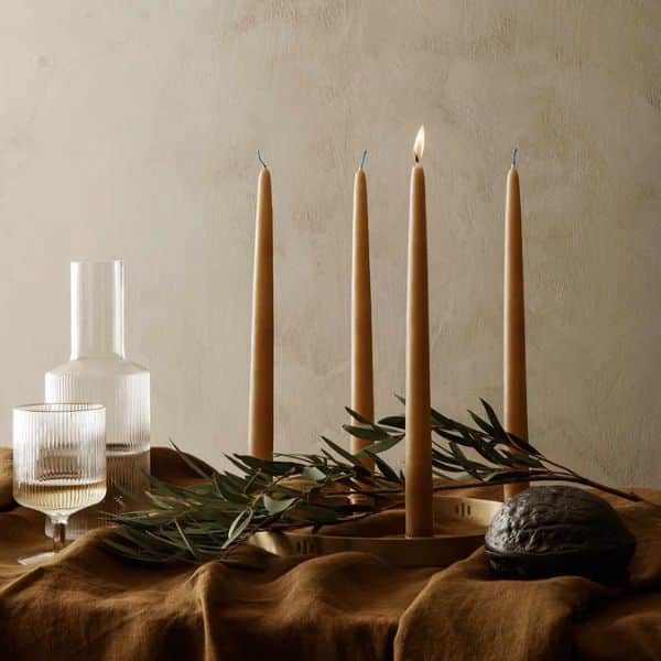 Ferm Living Dipped Candles Amber