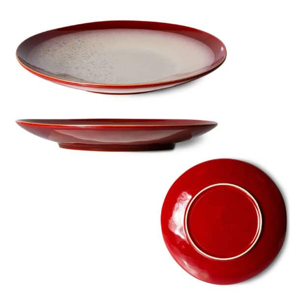 HK Living – 70s Ceramics – Dinner Plates Frost