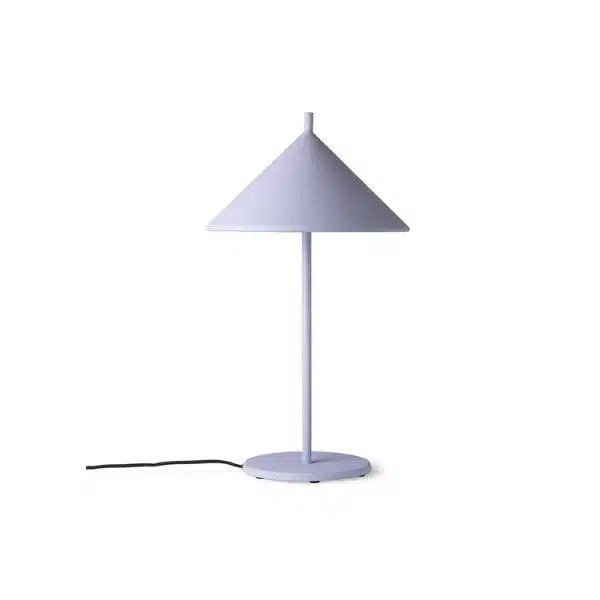 HKLIVING - Candeeiro de Mesa - Metal Triangle L Matt Lilac 1 METAL TRIANGLE TABLE LAMP M MATT
