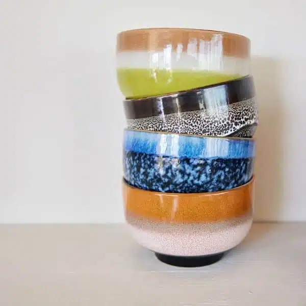HK Living - 70s Ceramics - Noodle Bowls Groovy 3 70S CERAMICS NOODLE BOWLS GROOVY