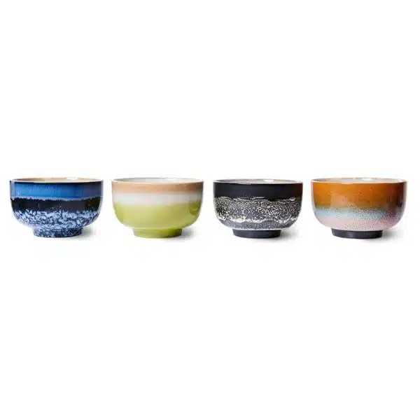 HK Living - 70s Ceramics - Noodle Bowls Groovy 2 70S CERAMICS NOODLE BOWLS GROOVY