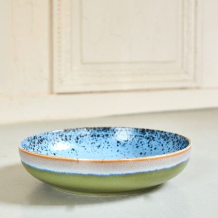 70S CERAMICS SALAD BOWL, PEAT