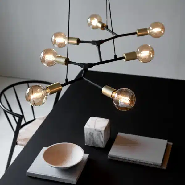 Candeeiro de suspensão - Josefine 7-Spot 2 Nordlux Josefine 7-Spot Pendant Black
