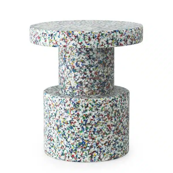 Normann - Banco Bit - 100% Reciclado 1 Bit Stool Normann White Multi
