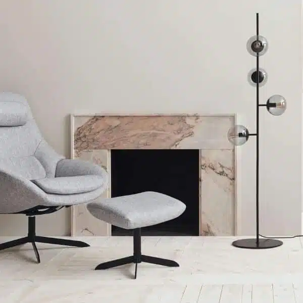 Bolia - Candeeiro de chão - Orb 5 Orb Floor Lamp black
