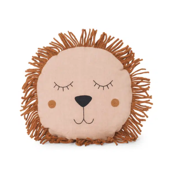 FermLiving - Almofada Safari Lion - Dusty Rose 1 FermLiving | Almofada Leão | Dusty Rose