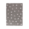 Lorena Canals - Tapete Tricolor - Polka Dots Grey/Pink