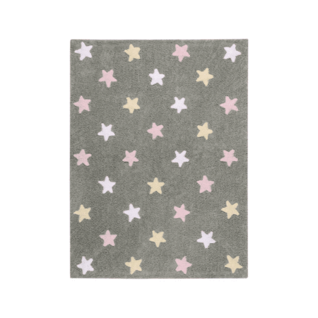 Lorena Canals - Tapete Tricolor - Stars pink