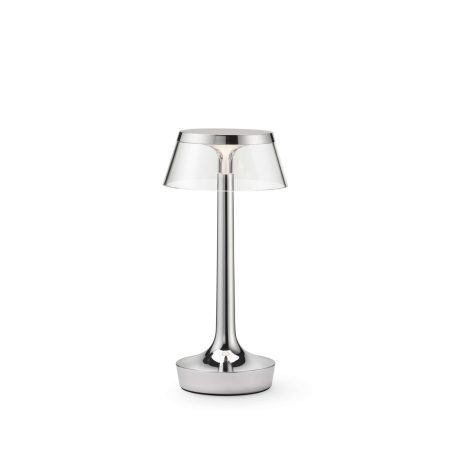 Flos Candeeiro de Mesa Portátil Bon Jour Chrome