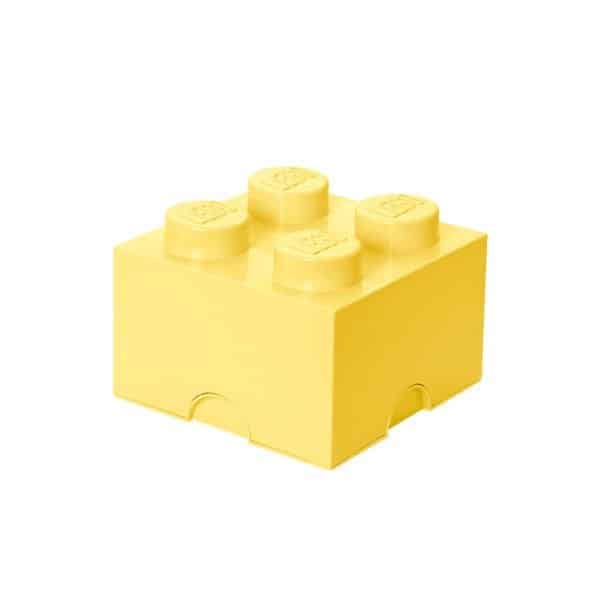 Lego - Storage Brick 4 Amarelo claro