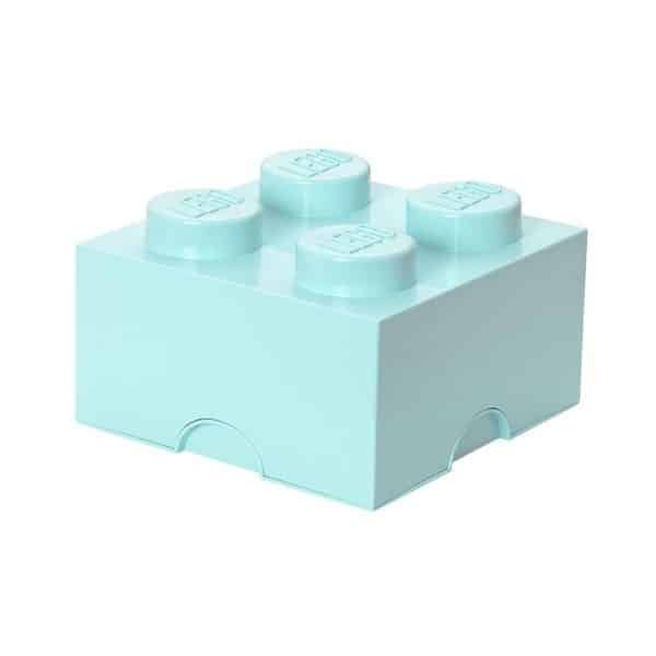 Lego - Storage Brick 4 - Azul Aquaa